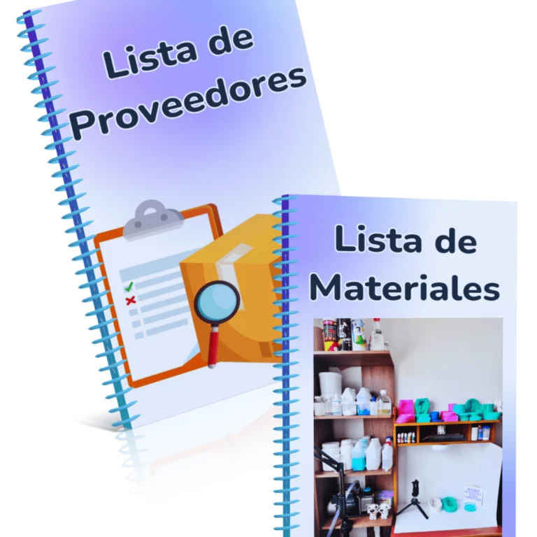 lista de proveedores y materiales