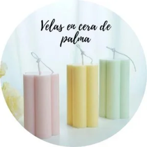 velas con cera de palma