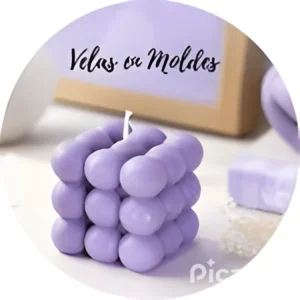 velas en moldes