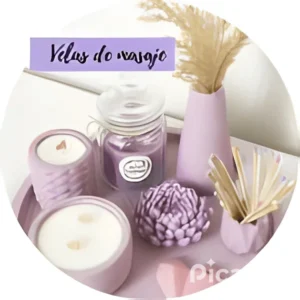 velas para masajes